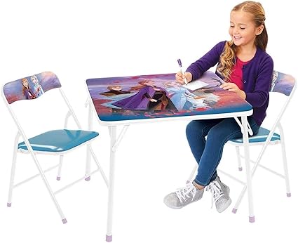 disney folding table and chairs