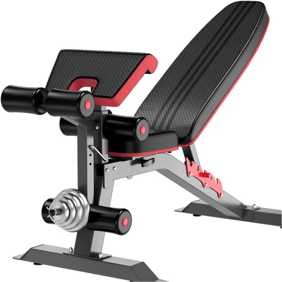 Strength Training Benches Multifunctional dumbbell stool Home Multi-Function Fitness Chair Fitness Equipment Sit-up Board Bird Chair Priest Bench Bench 140 × 50 × 64cm Dumbbell Bench Abdominal Equipme