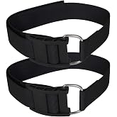 JUSTOOP Scuba Diving BCD Tank Band, Adjustable and Durable Dive Tank Strap with Cam Buckles and Non-Slip Pads for Underwater Diving, 2 Pack
