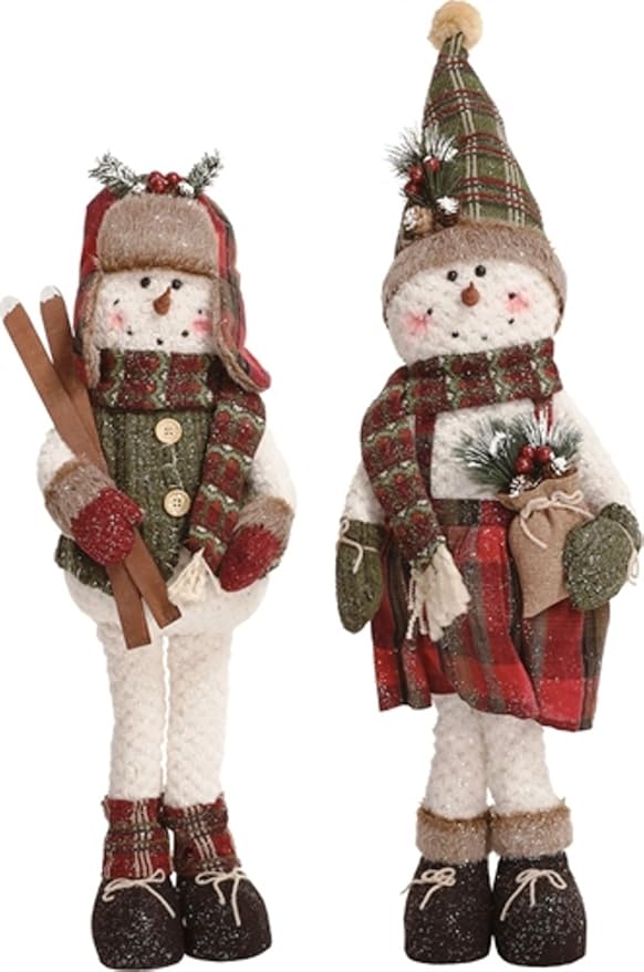 plush standing snowman
