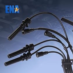 ENA Spark Plug Wire Set Compatible with Dodge