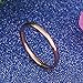 Fashion Month Womens 2mm Stainless Steel Simple Style Rose Gold Plated Wedding Band Engagement Thin Ring Comfort Fit Size 8
