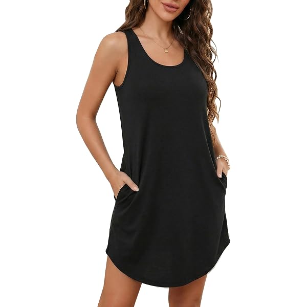 cotton sleep tank dress HGps8w Women's Cotton Long Tank Nightgow Everyday Soft Sleepwear Solid  Color Tank Dresses Sleeveless Sleepshirt at Amazon Women's Clothing store