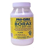 Pro-Cure Borax Egg and Bait Cure Powder, 30 Ounce, Plain White