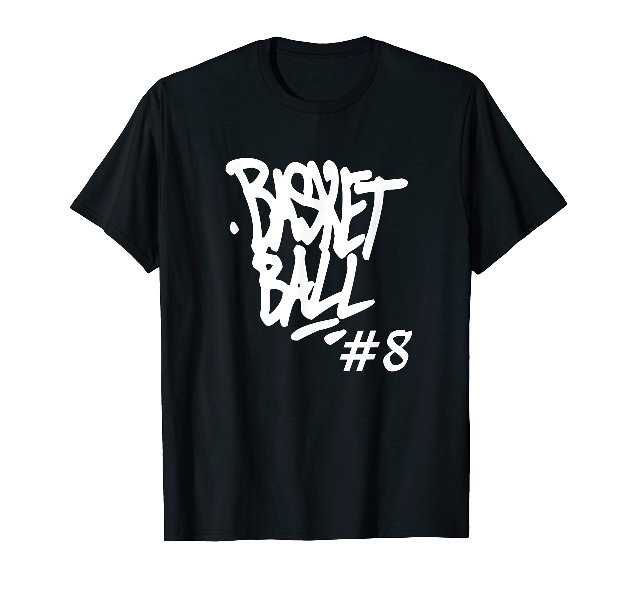 Basketball Athletic Sport Number 8 T-Shirt