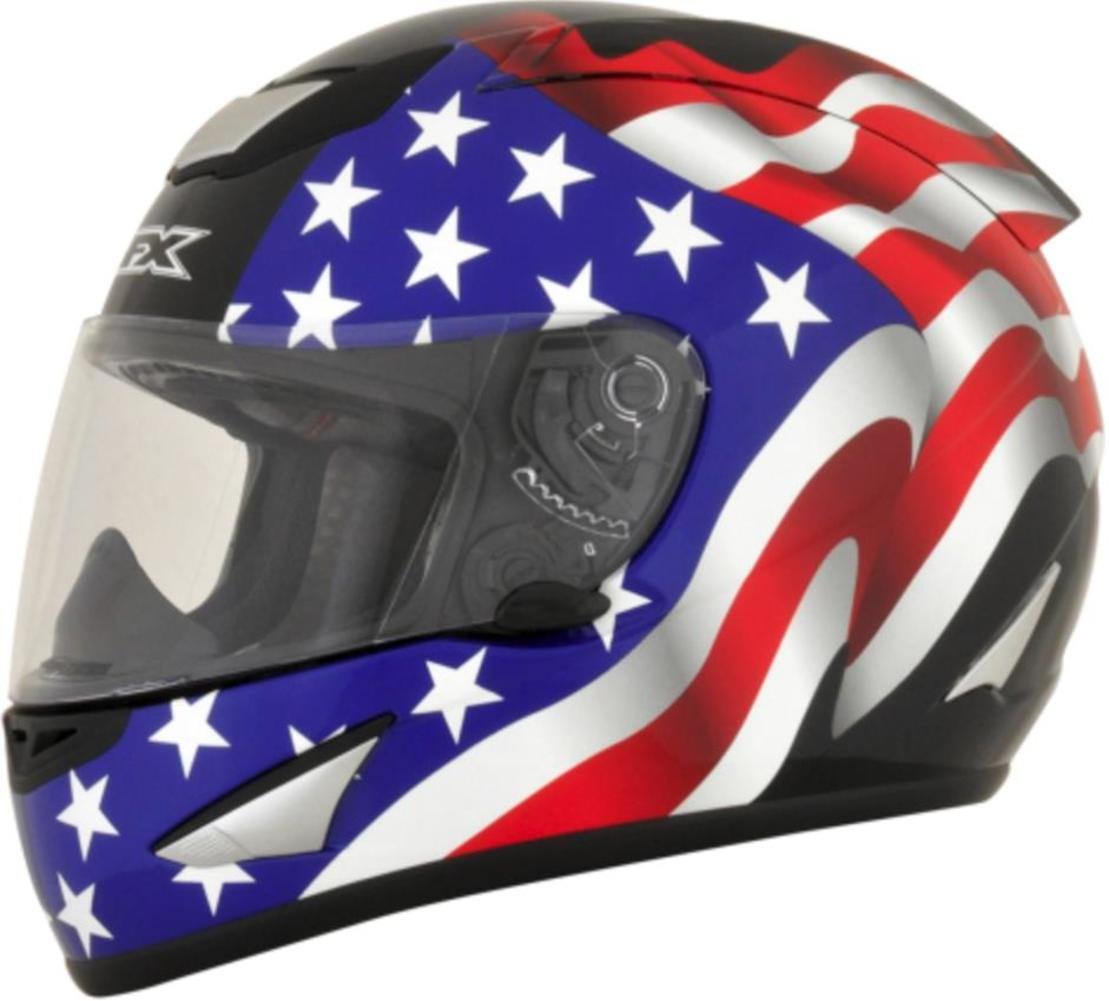 AFX FX-99 Rebel Flag Helmet Size 2XL Black Motorcycle Helmets