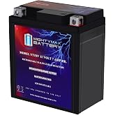 Mighty Max Battery YTZ8V - 12 Volt 7 AH, 85 CCA, Rechargeable Maintenance Free SLA AGM Motorcycle Battery