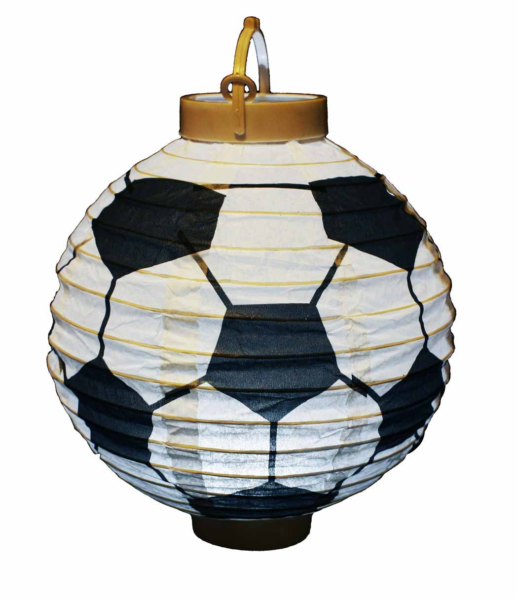 Esfera de luz led decorada como balón de fútbol, Eurocopa 2016 ...