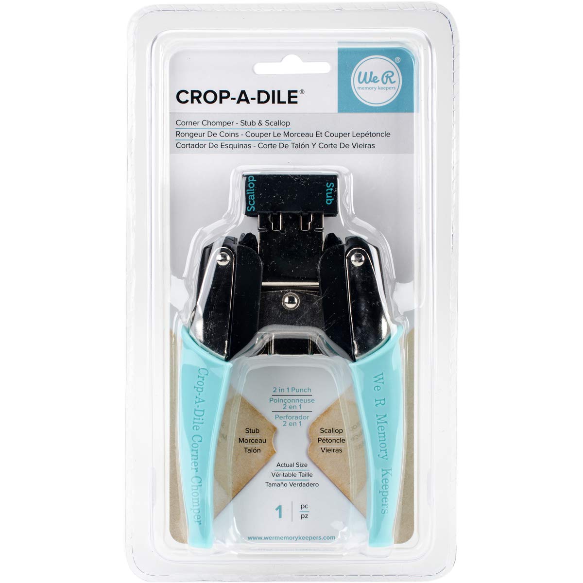 We R Memory Keepers 660898 "Crop-A-Dile Corner Chomper Tool Set, Multi-Colour