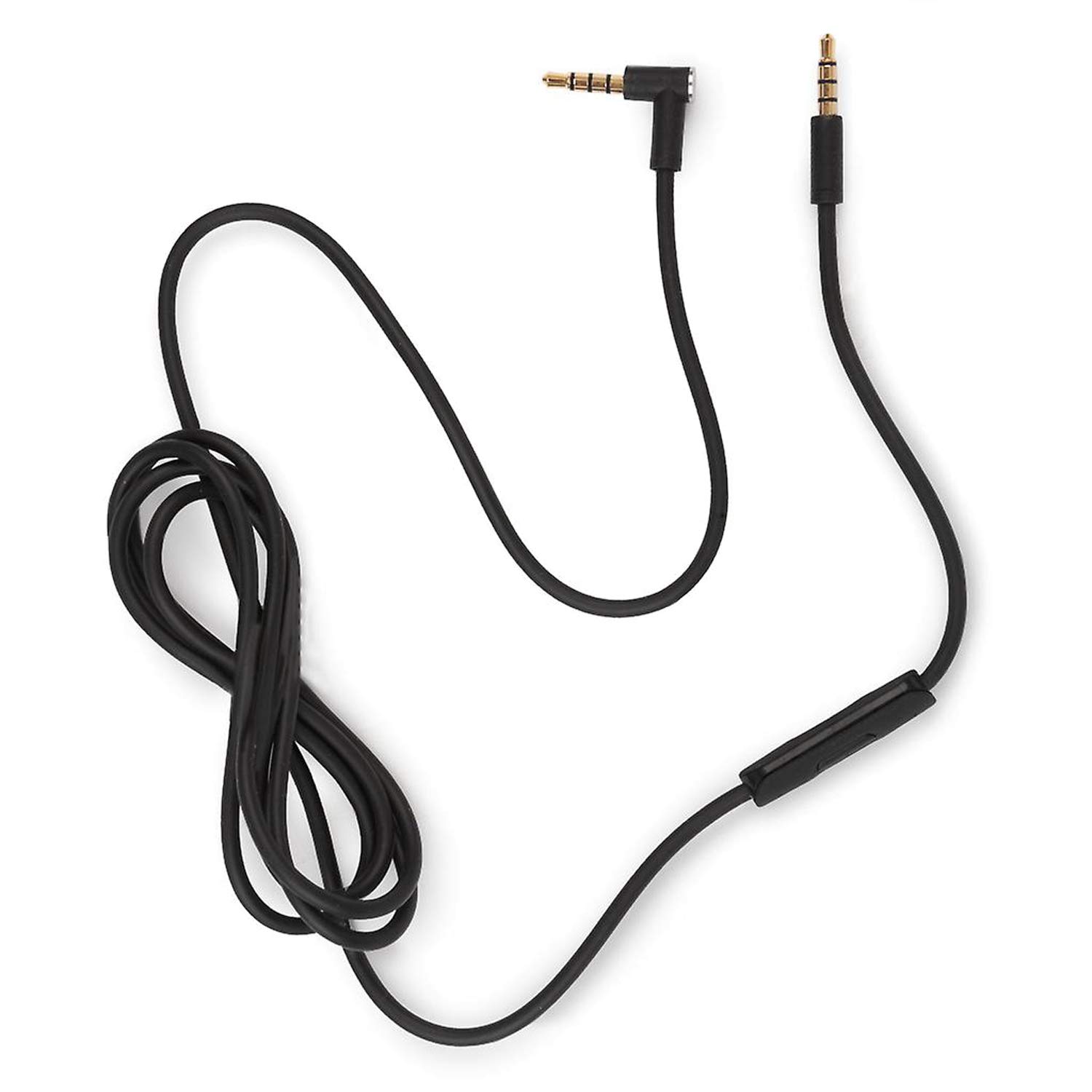 Replacement Audio Cable Cord Wire with in-line Microphone and Control Compatible with Beats by Dr Dre Headphones Solo, Studio, Pro, Detox, Wireless, Mixr, Executive, Pill (Black): Industrial & Scientific