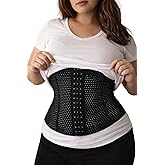 Panus Waist Cincher Waist Trainer Corset for Women Tummy Control Body Shaper Diet Compression Belt Diet Equipment Bone Support Natural Waistline Pudgy Belly Black