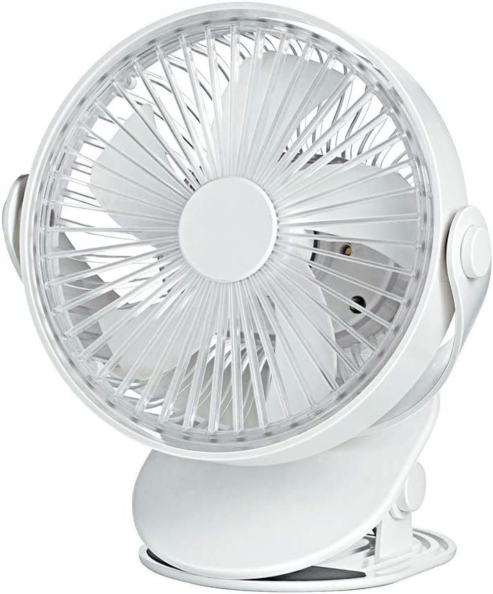 clip a batteria sulla ventola per passeggino