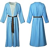 One·HSYZ Adult Joseph Costume Shepherd Costumes Bible Robe Nativity Christian Halloween