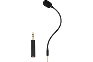 Smays Microphone Replacement for Rig 400 Gaming Headset, Turtle Beach, PS4 Headphone - 3.5mm Detachable Mic Attachment