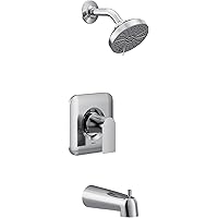 Moen T2473EP Genta Posi-Temp Pressure Balancing Eco-Performance Modern Tub and Shower Trim Valve Required, Chrome