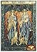 Beautiful Angeli Laudantes by William Morris Fine Jacquard Woven Wall Hanging Tapestry Art Decor