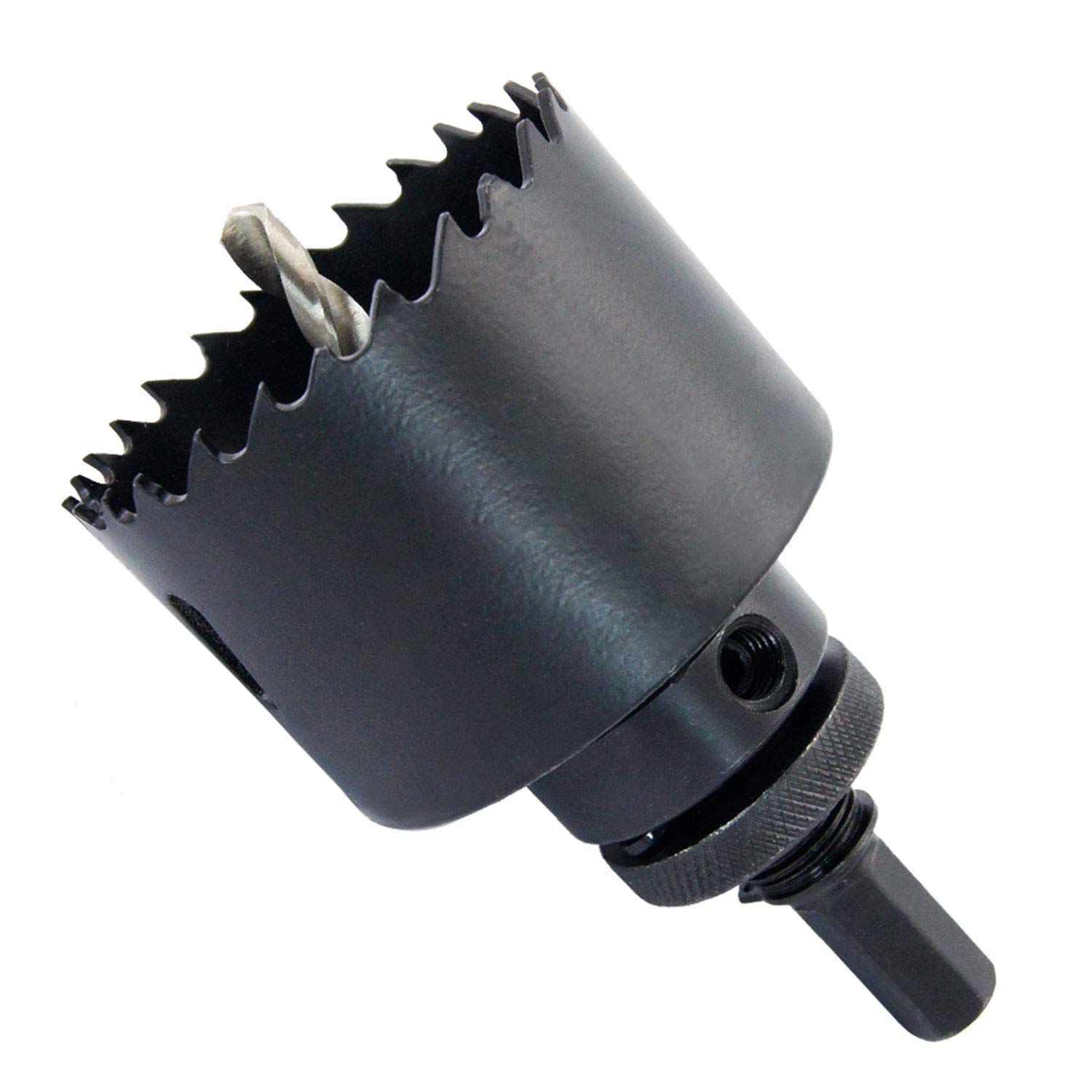LAIWEI Bi-Metal Hole Saw 2.7" with Heavy Duty Mandrel, 68mm HSS 2-11/16" Hole Cutter for Wood, Sheet Metal, etc. 2 Locking Pins โ image 1