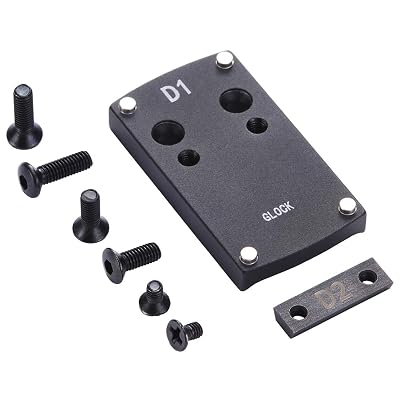 Tactical Glock Red Dot Sight Plate Rail Mount For Glock 17 19 22 23 26 27 34