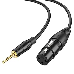 CableCreation 3.5mm (1/8 Inch) Stereo Male to XLR