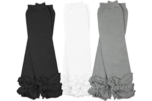 juDanzy 3 Pairs of Girls Baby Leg Warmers for Newborn, Infant, Toddler, Child