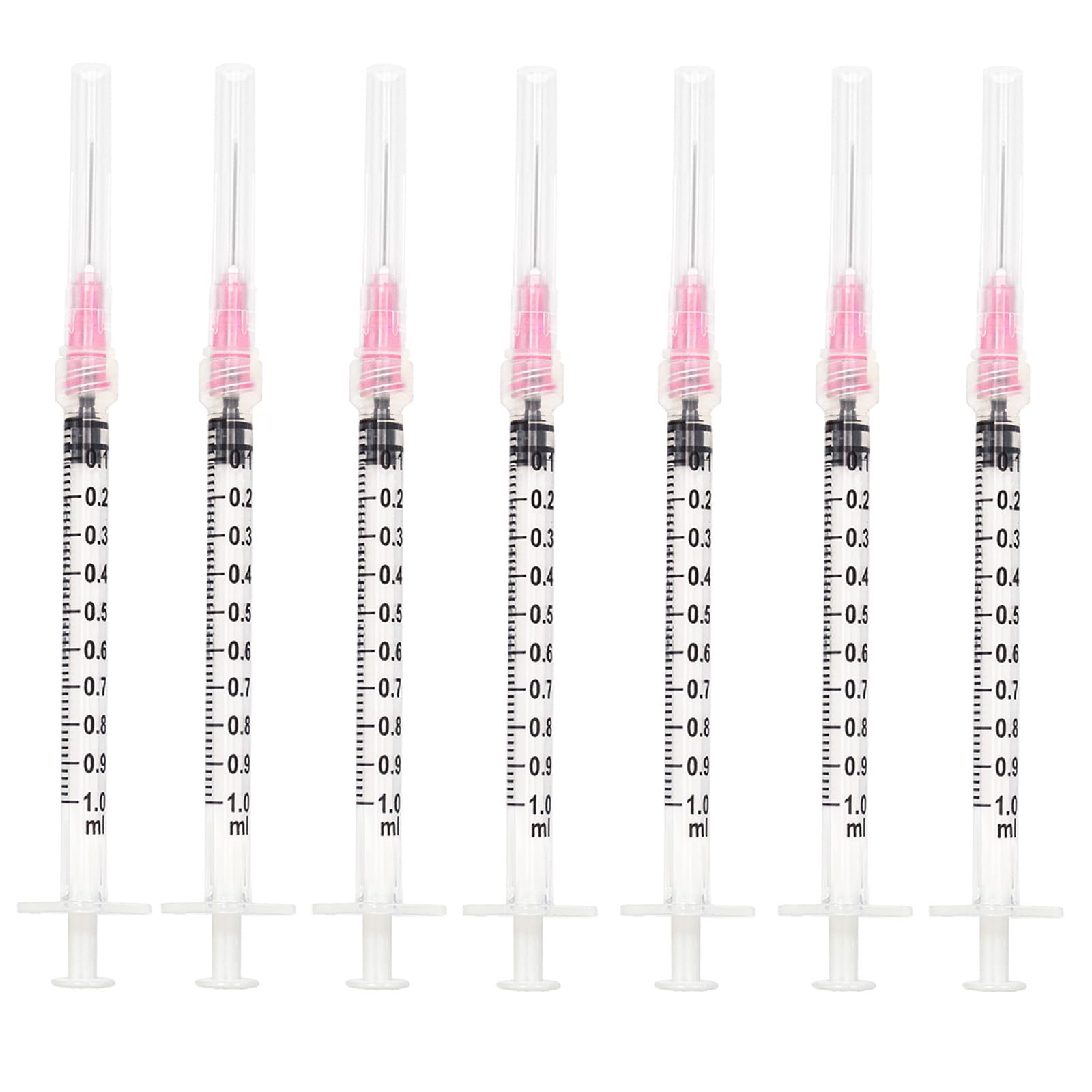 View 1 of 100pcs 1ml/cc 29G 1/2 inch Industrial Scientific Accessories, Refilling Liquid, Individually Wrapped