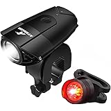 ATARAXIA 自転車ライト【改良版】 1200ルーメン 2000mah自転車ライト IP65防水 テールライト付き USB充電式