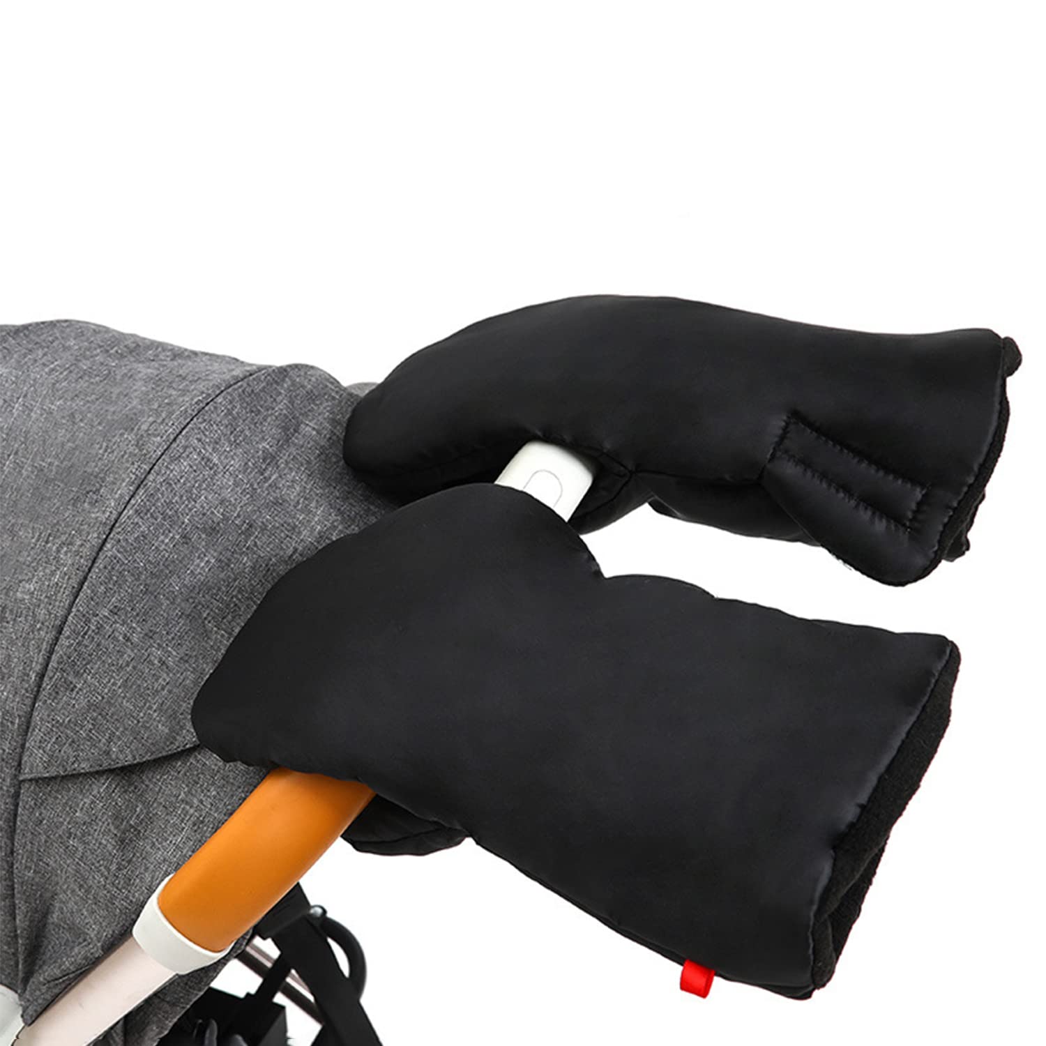 Pram Hand Muff Universal Pushchair Fleece Lined Gloves Baby Stroller Winter Thermal Hand Gloves Waterproof Windproof Anti-Freeze Buggy Hand Warmer Baby Carriage Thick Warm Mittens Pram Accessories