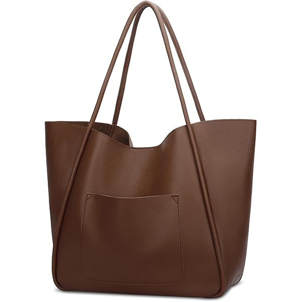 Amazon.com: Oversize Pu Leather Tote Women Weekender Bag