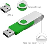 KOOTION 8GB USB Flash Drive 2.0 Stick Swivel Memory Metal Thumb Drive Pen 10 view 3