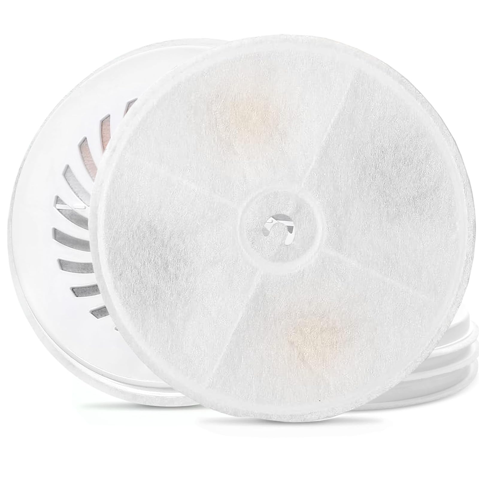 Hantoc 5 Packs Cat Water Fountain Filters, Replacement Pet Water Fountain Filters Activated Carbon Filter for 1.85L Cat Fountain 2.0 & 3.0 Cat Fountain with Active Carbon