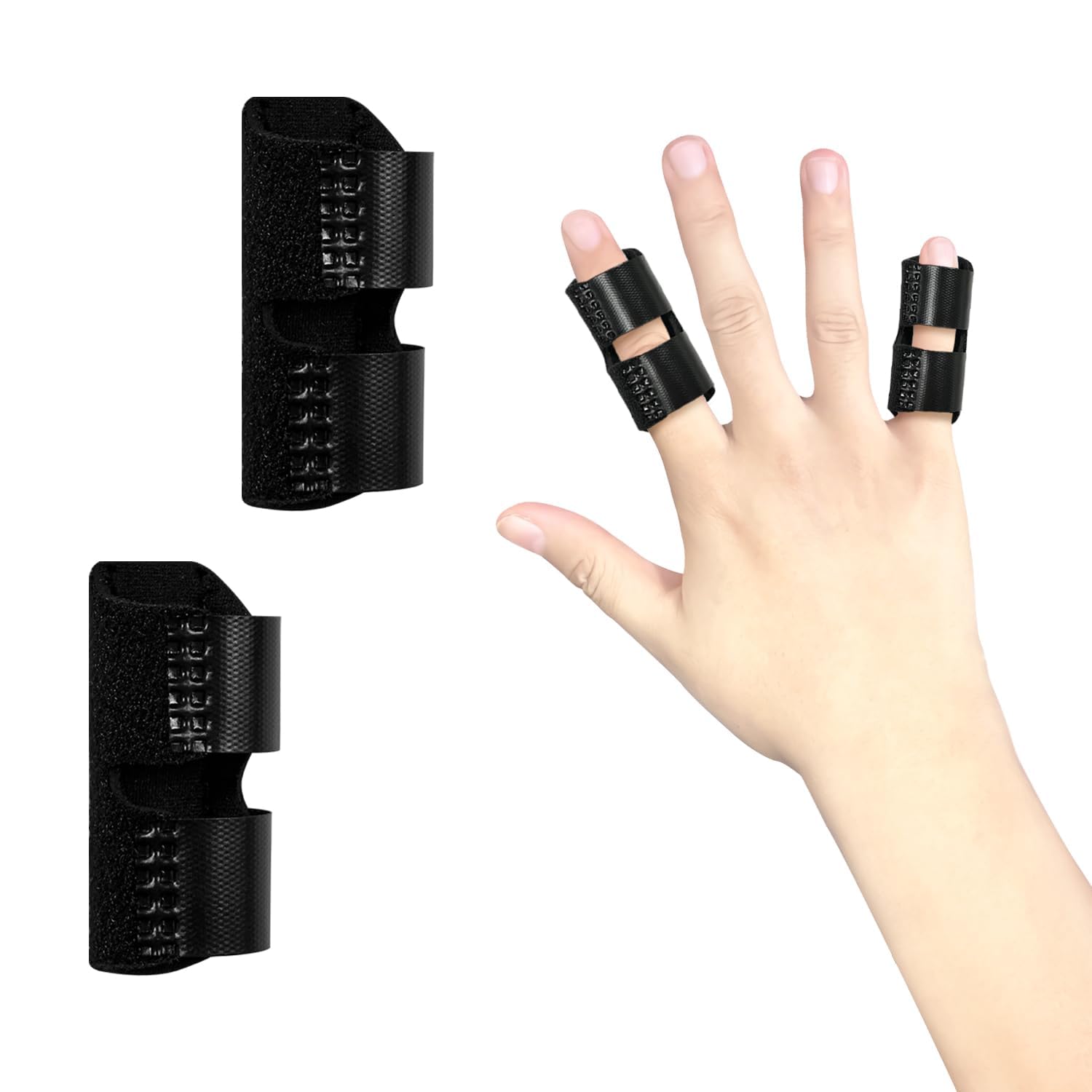 2 PCS Small Finger Splint, Adjustable Trigger