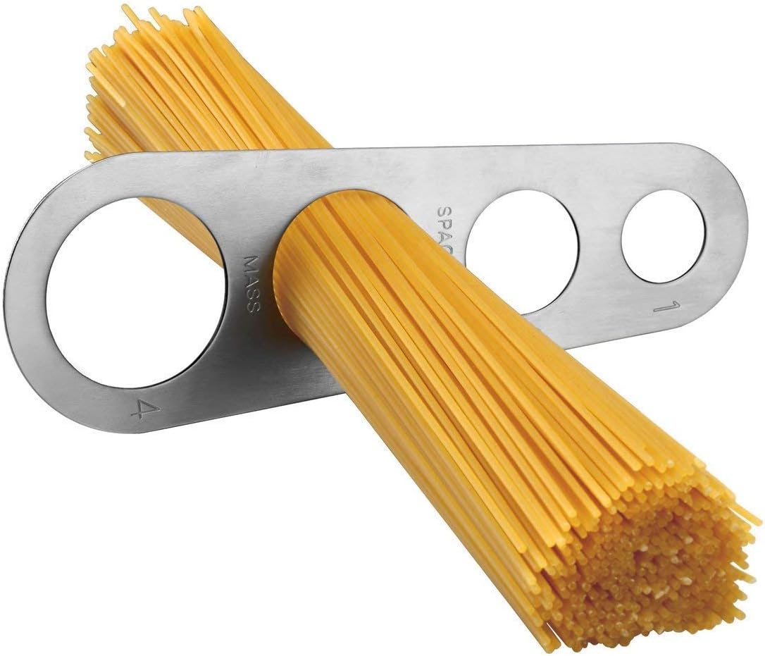 MYNC 4 Holes Stainless Steel Spaghetti Noodle Pasta Measurer Kitchen