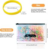 Hanyousheng Elastic Hair Bands 1500 Pcs Mini Multicolored Small Rubber Elastics view 2