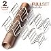 ELLTERA Metal Taco Holder Stand 2 PACK - BONUS NON-SLIP MAT - Premium Stainless Steel 5 Pockets Taco Rack - Oven - Grill - Dishwasher for all types Soft/Hard Taco Holders - BONUS Recipe e-Book