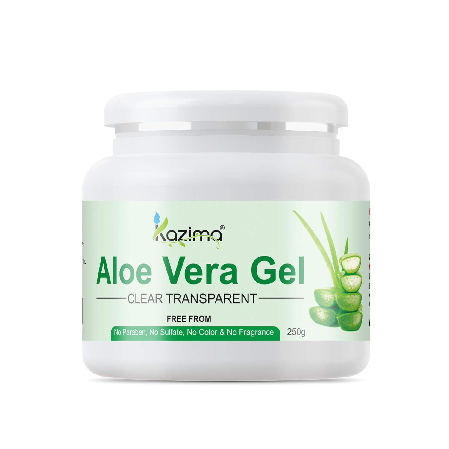 Aloe Vera Gel SPF 20 100% Pure Organic Aloe Vera Gel - Natural