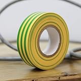 Faithfull Green/Yellow PVC Electrical Tape 19mm x 20m FAITAPEPVCGY view 3