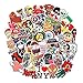 8 Series Stickers 100 pcs/Pack Stickers Variety Vinyl Car Sticker Motorcycle Bicycle Luggage Decal Graffiti Patches Skateboard Stickers for Laptop Stickers for Kid and Adult (Series F)