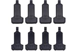 Aimtobest Walkie Talkie Belt Clip Compatible for WLN KD-C1 AP-100 Retevis RT22 Zastone X6 NKTECH NK-U1 Zeadio ZS-B1 LUITON LT-316 TIDRADIO TD-M8 RADTEL RT-10 RADIODDITY R1 Radio (8 Pack)