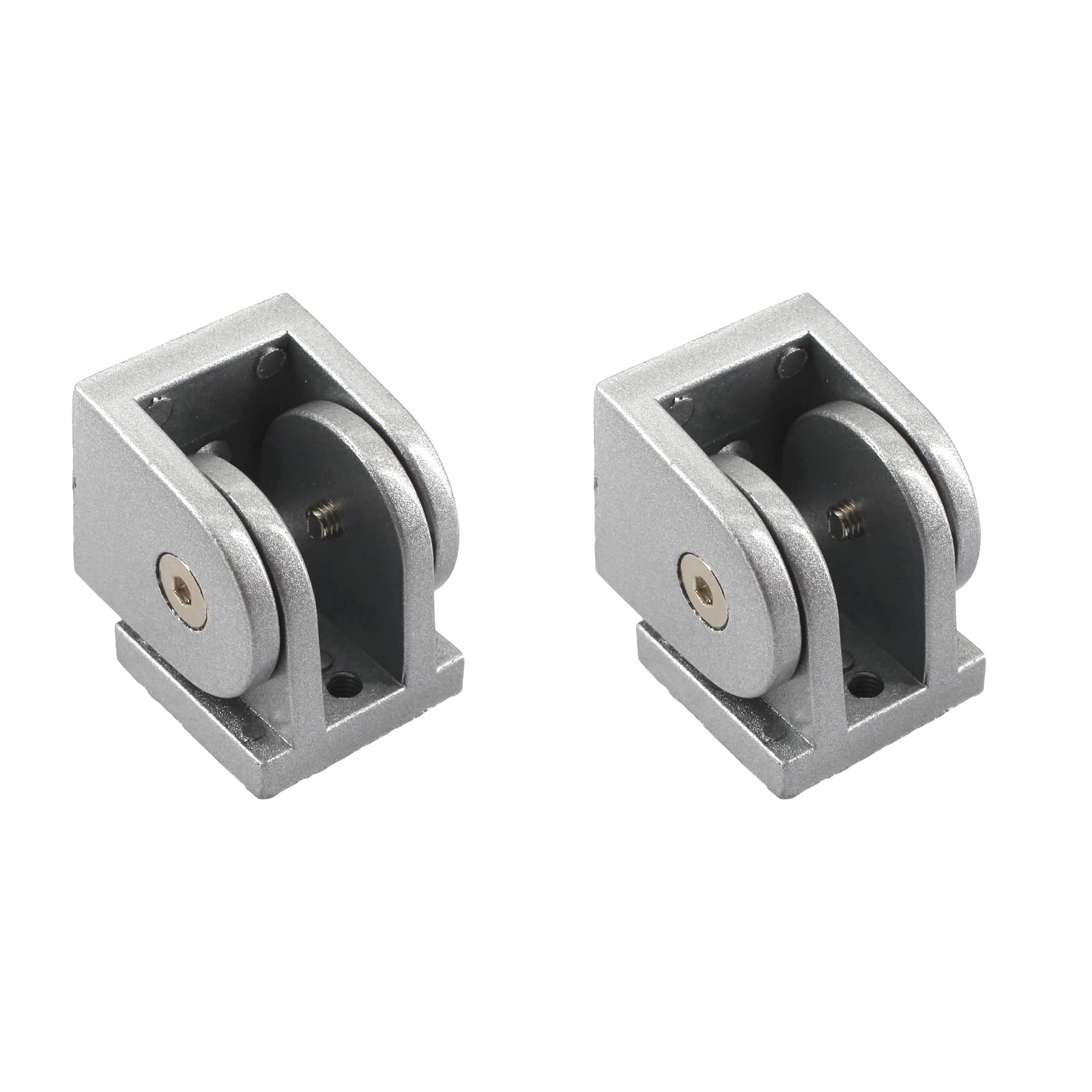 2Pcs 4040 Aluminum Profile Movable Hinge Connector Zinc Alloy 180 Degree Rotation Joint Connector