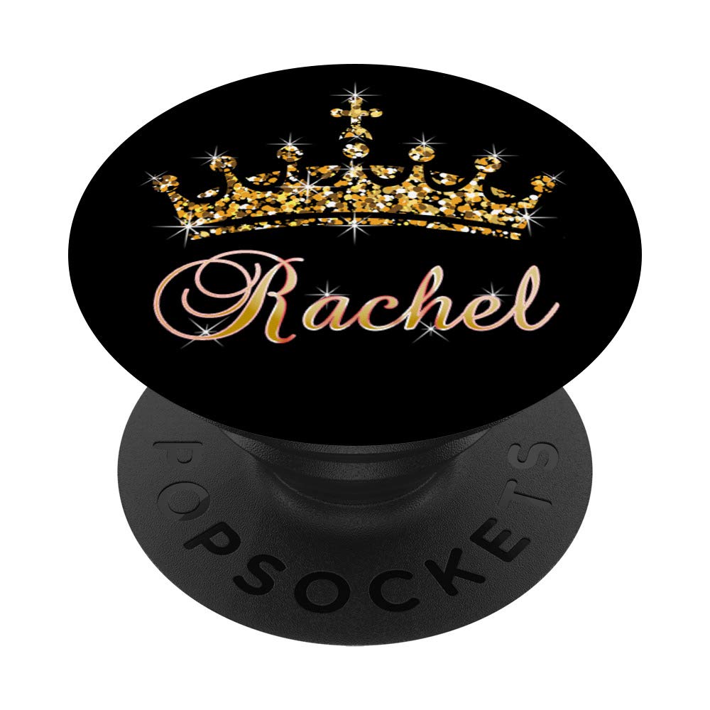 Rachel Name with Tiara Crown Queen Princess - Rachel PopSockets PopGrip: Swappable Grip for Phones & Tablets