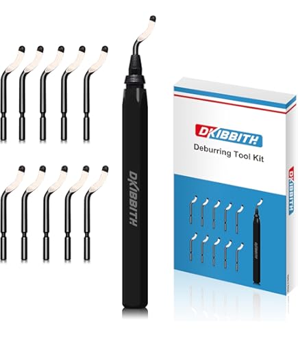 thumbnail image 2 of Noga NG1003 Hand Deburring Tool Set – 4 Piece With High Speed Steel Blades (Type S100) 2 of 6