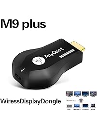 WiFi Wireless Display Dongle 1080P Mini Receiver Sharing HD Video from Projectors Cell Phones Tablet PC Support Airplay/ Chromecast/Chromecast Tv/Miracast/Miracast Dongle for Tv