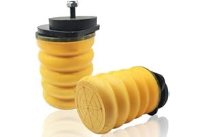 DAZZLAIT SSR-209-54 Rear Suspension Enhancement System | Bump Stop Fit for GMC Sierra 1500 2005-2019 | Chevrolet Silverado 1500 2006-2019 | Rear Suspension Helper Springs | Leaf Spring Suspension | Set of 2