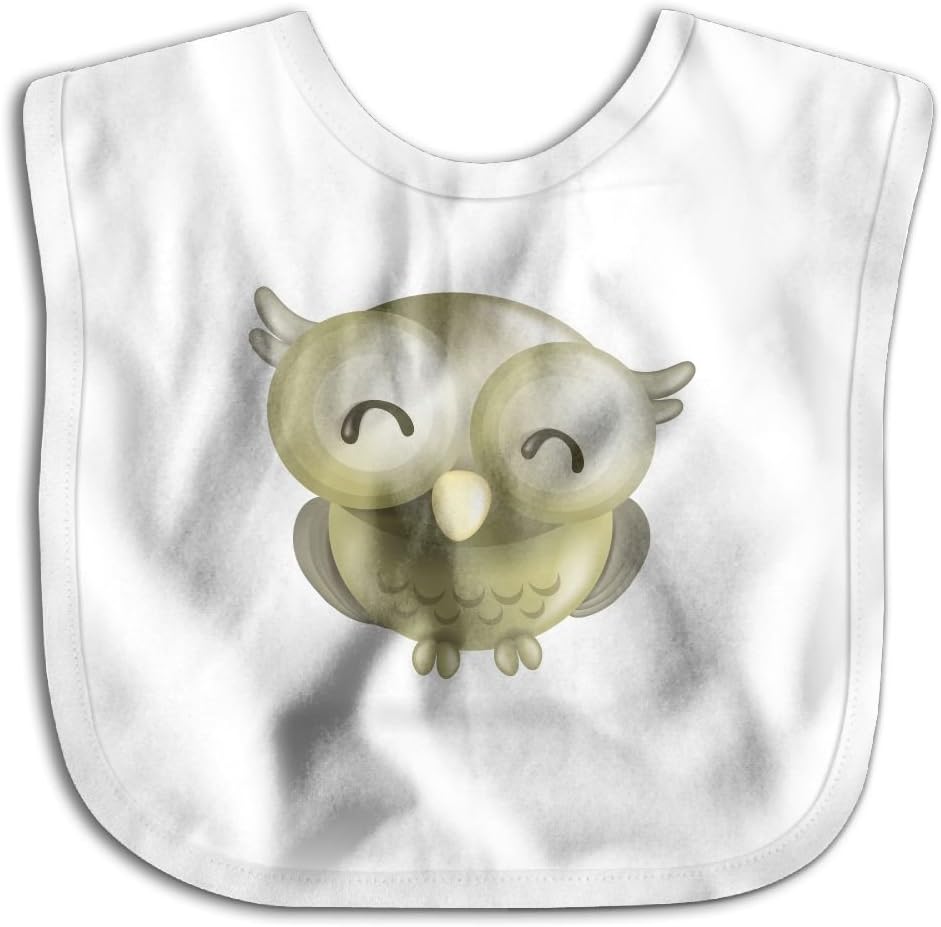 Kids Baby Wipes Toddler Saliva Towel Drool Bibs Pinafore Cute Owl