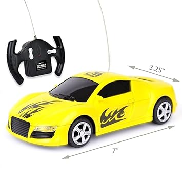 yellow rc street racer