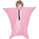 SANHO Sensory Body Sock,Large,9-12 Years Old,56''HX28''W,Good for Height:52"-61",Suitable for Autism & Sensory Processing Disorders, Updated Version,Pink
