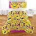 Emoji Reversible Microfiber Girls Comforter - Twin