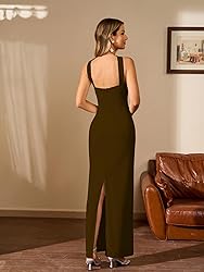 HTZMO Women Elegant Summer Bodycon Maxi Dress