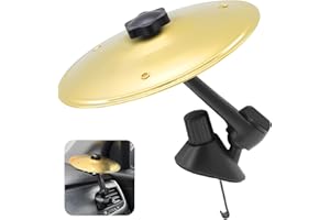 NOHZIO Car Cymbal Air Vent Mini Car Drum Cymbal Car Crash Cymbal for Car Vent(gold)
