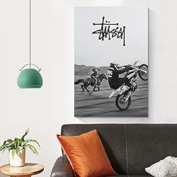 Stussy Streetwear Poster Aesthetic Racer Car